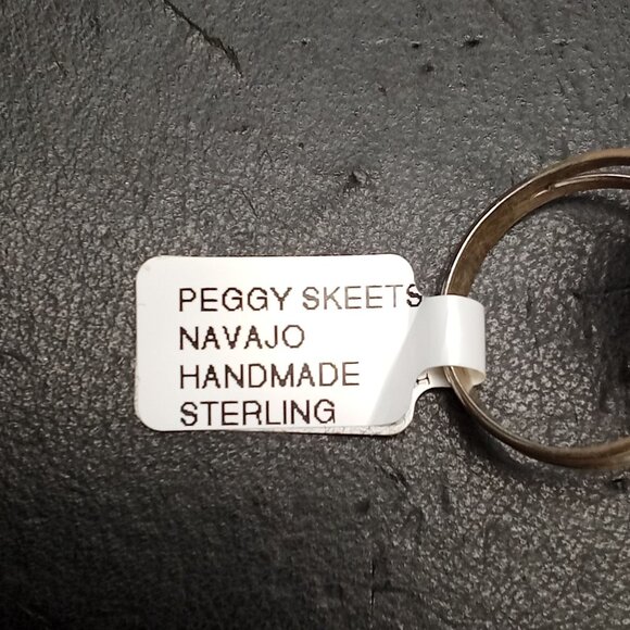 Sterling Silver Turquoise Ring Sz. 7 Handcrafted By Native American Artisan - Picture 6 of 6